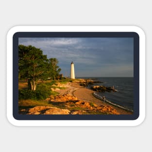 Five Mile Point Light Sticker